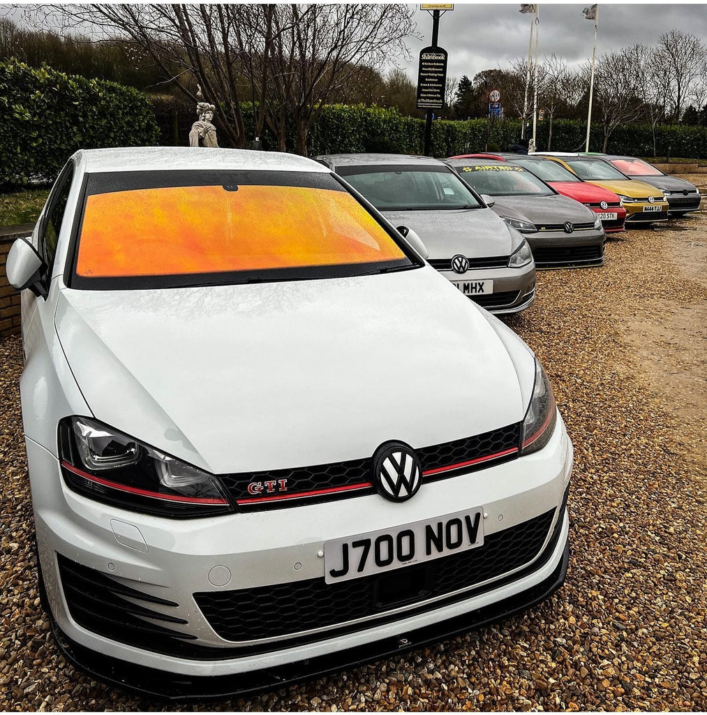 MK7 lineup! - VW Golf GTI with some short 4D plates