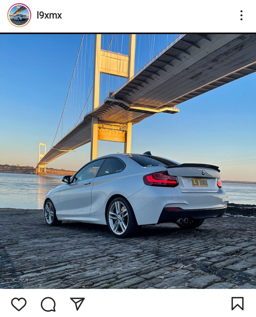 Legal short 3D gel plates for this BMW M240i