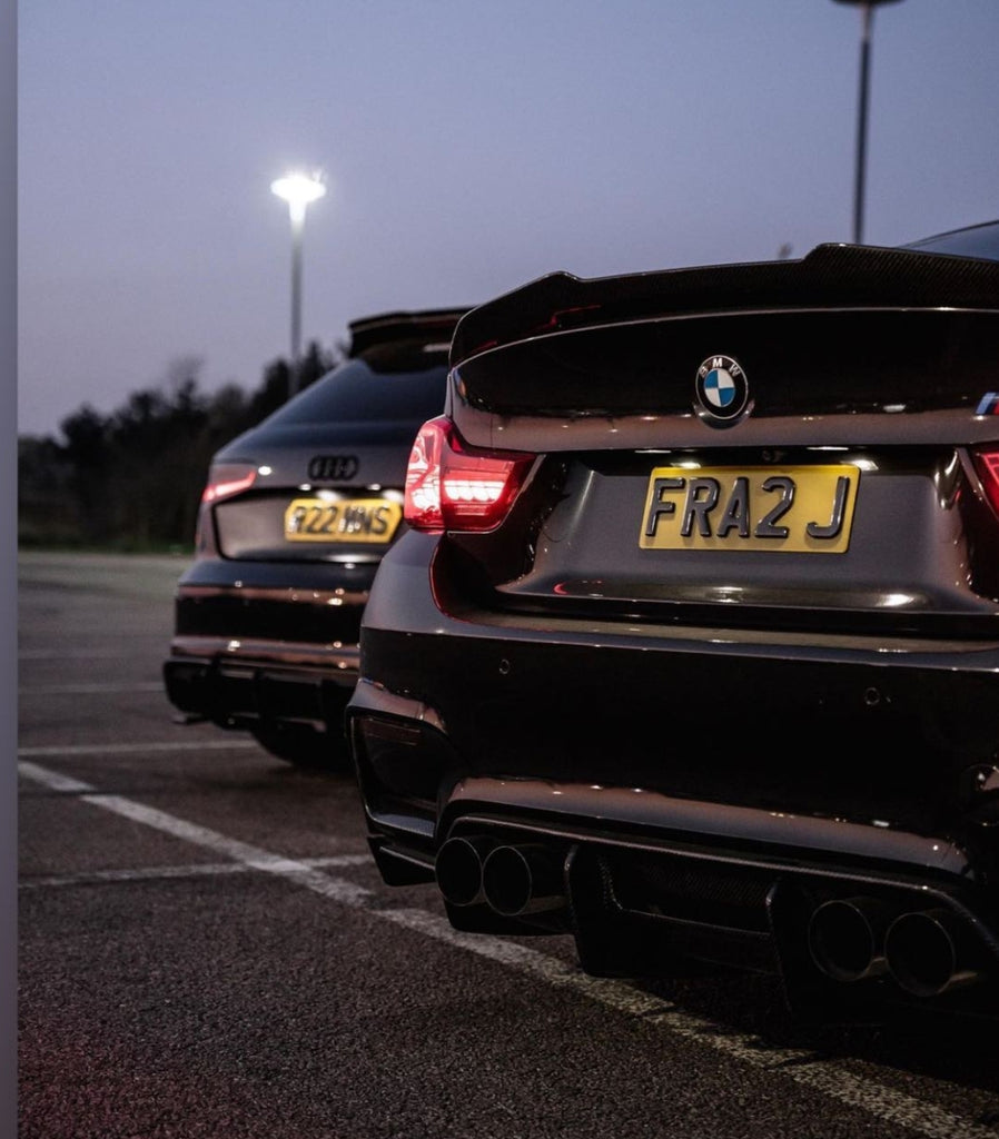 BMW M4 with some short 4D gel plates