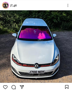VW Golf GTI with some short 4D plates