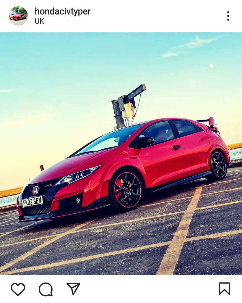 Honda Civic Type R FK2 with some 3D gel plates