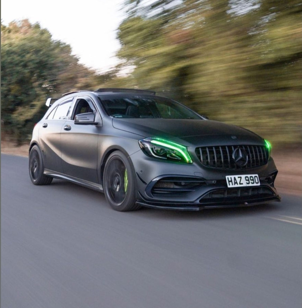 Mercedes AMG A45 with some 4D gel plates
