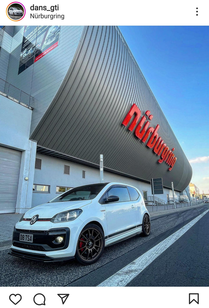 VW Up GTI with some short 3D gel plates