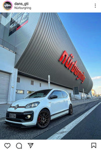 VW Up GTI with some short 3D gel plates