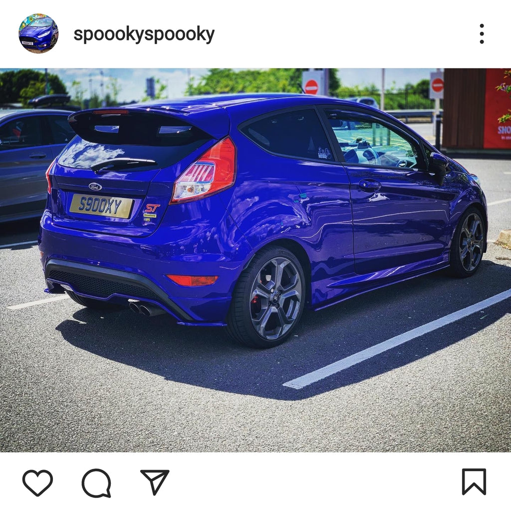 Ford Fiesta ST with some 3D gel plates
