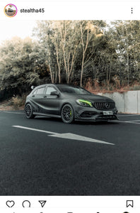 Mercedes AMG A45 with some 4D gel plates
