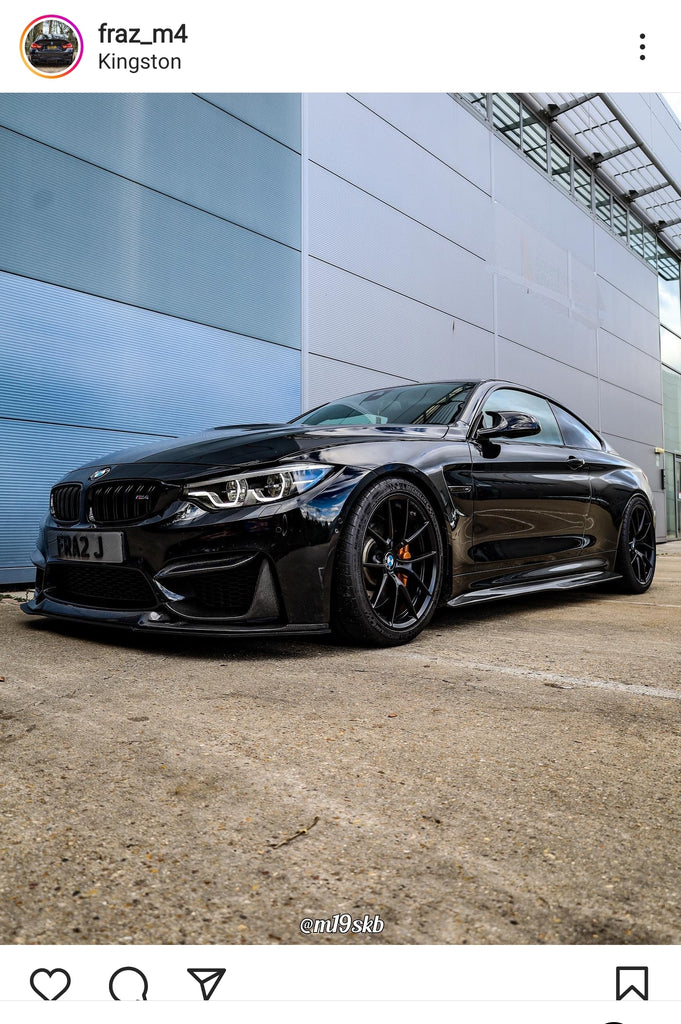F82 BMW M4 with some tinted 4D gel plates