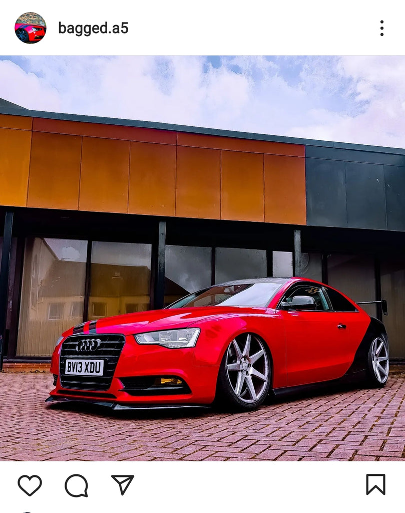 Audi A5 with some 3D gel plates