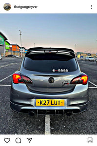 Vauxhall Corsa VXR with some legal 3D gel plates