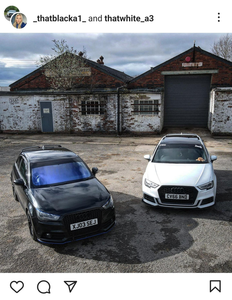 Audi A1 and Audi A3 with some 4D gel plates