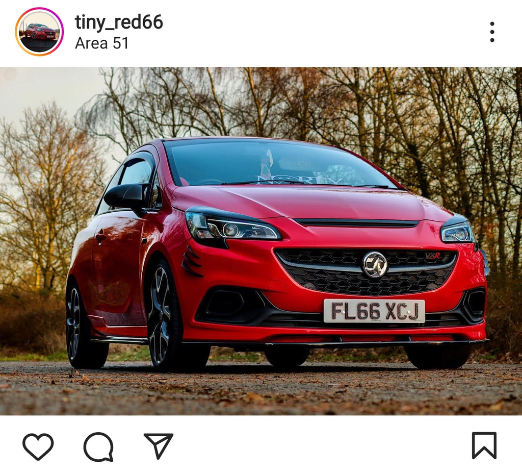 Vauxhall Corsa VXR with some 3D gel plates