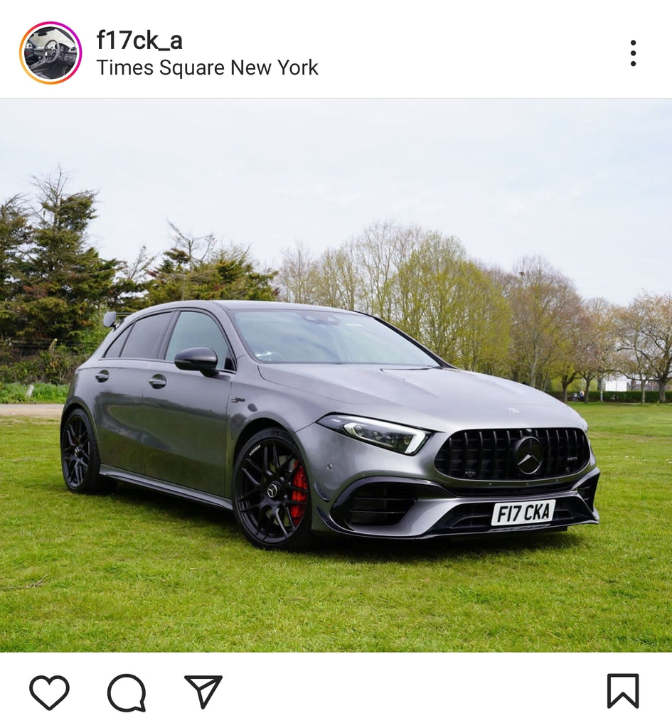 Mercedes AMG A45s with some 3D gel plates