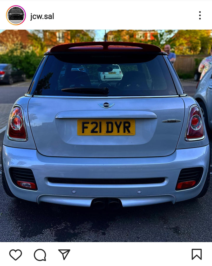 Mini Cooper JCW with some 3D gel plates