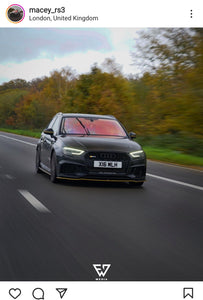Audi RS3 with some 4D plates