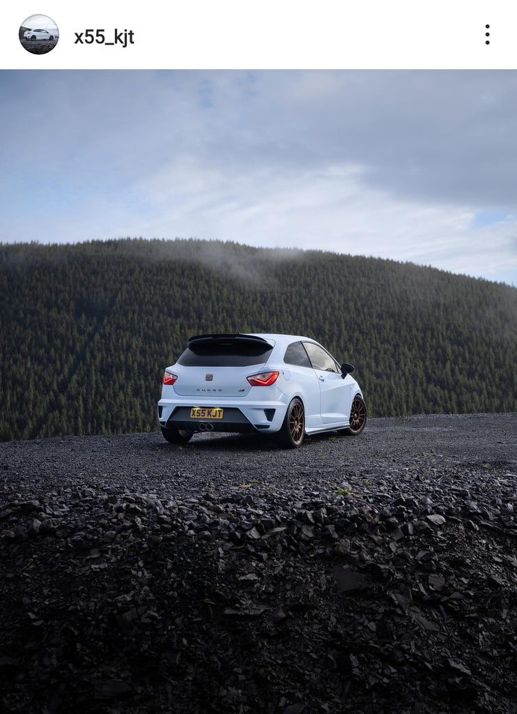 Seat Ibiza Cupra with some 3D gel plates