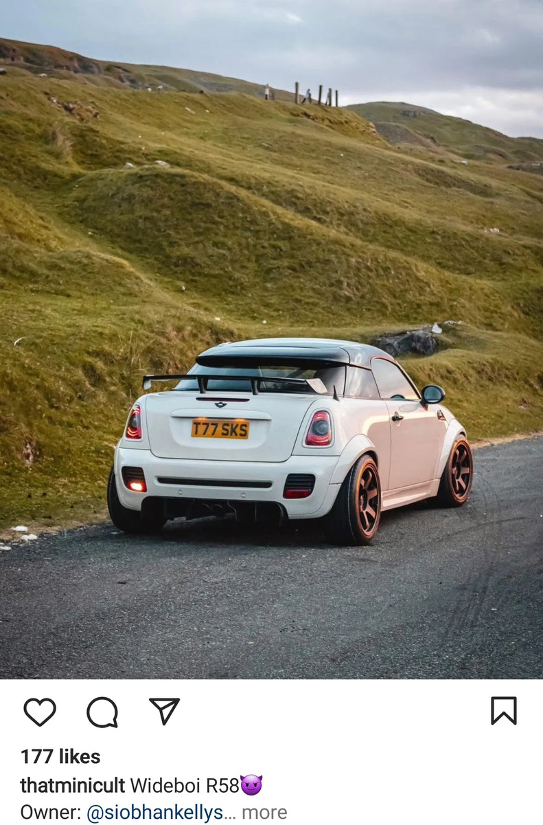 Mini Cooper Coupe with some 3D gel plates – PL8 LAB