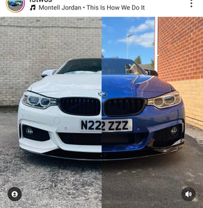 BMW 4 Series with some 4D plates