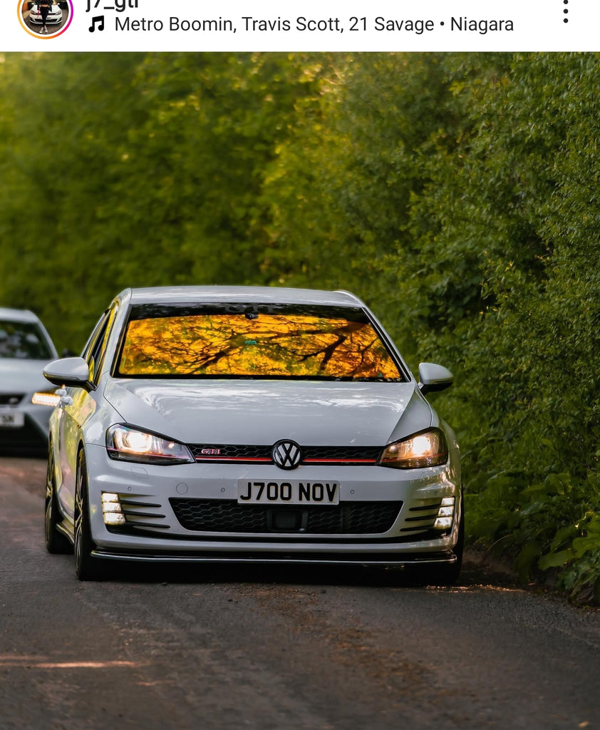 VW Golf GTI with some short 4D plates