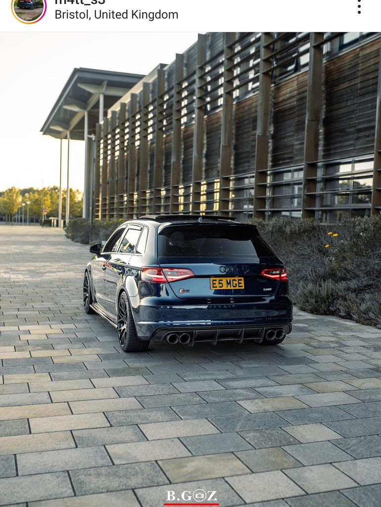 Audi S3 8V with some short 3D gel plates