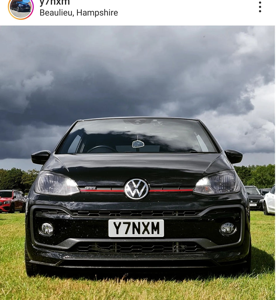 VW Up GTI with some short 3D gel plates