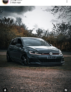 VW Golf GTI TCR with some tinted 3D gel plates