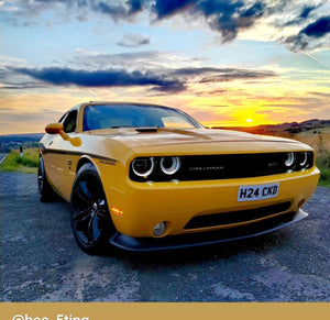 Dodge Challenger Yellow Jacket with some short 3D gel plates