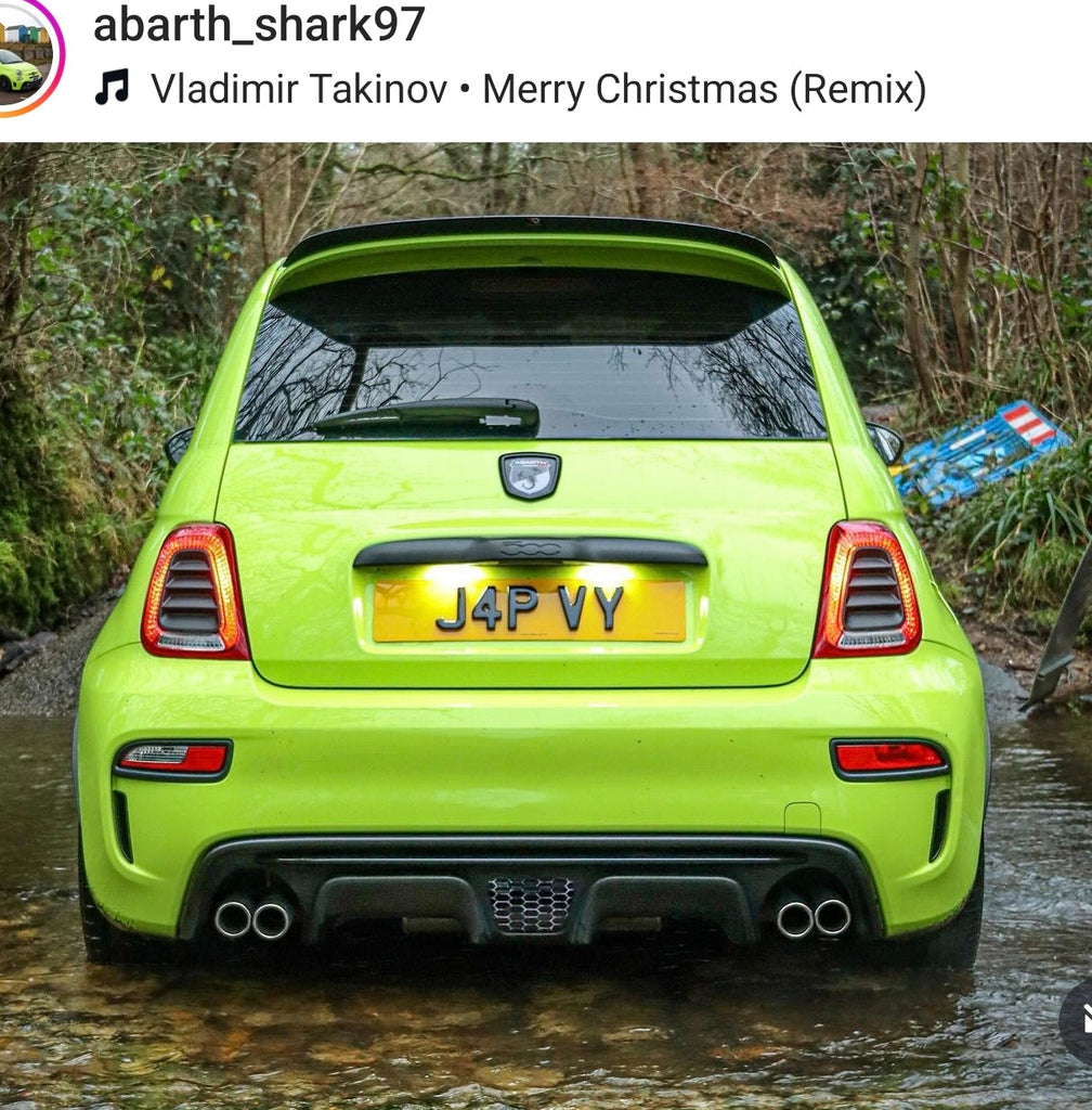 Fiat Abarth 595 with some 4D gel plates