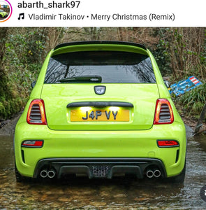 Fiat Abarth 595 with some 4D gel plates