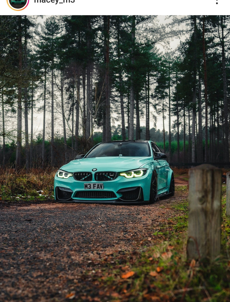 BMW M3 F80 with some short 3D gel plates
