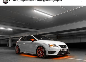 Seat Cupra with some 4D plates