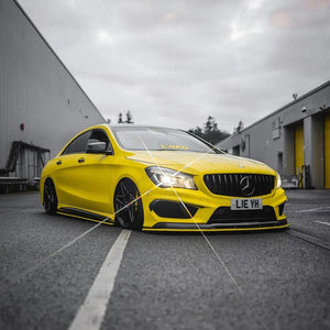 Mercedes AMG A45 in Yellow with some short 3D plates - 15% off all 3D and 4D plates this Valentines